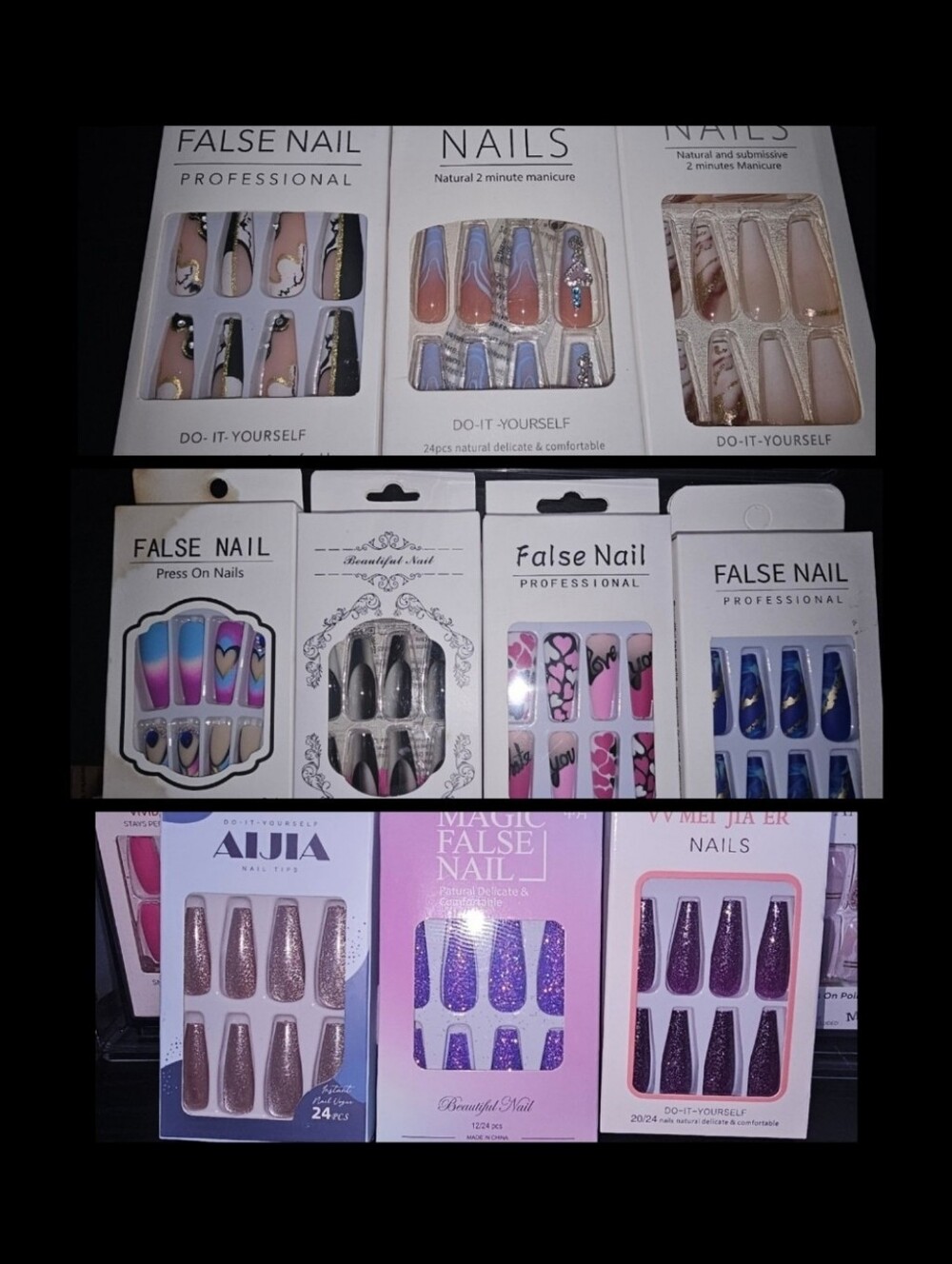Press On Nails Bundle X10 New